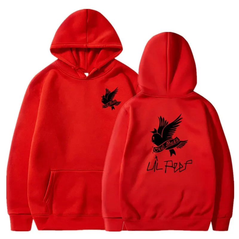 Moletons com capuz Lil Peep para homens e mulheres, Love Hoodies, Cry Baby Hoodi