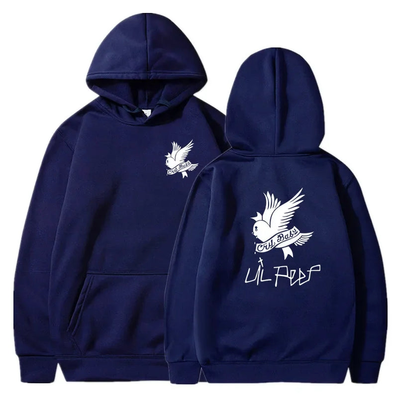 Moletons com capuz Lil Peep para homens e mulheres, Love Hoodies, Cry Baby Hoodi