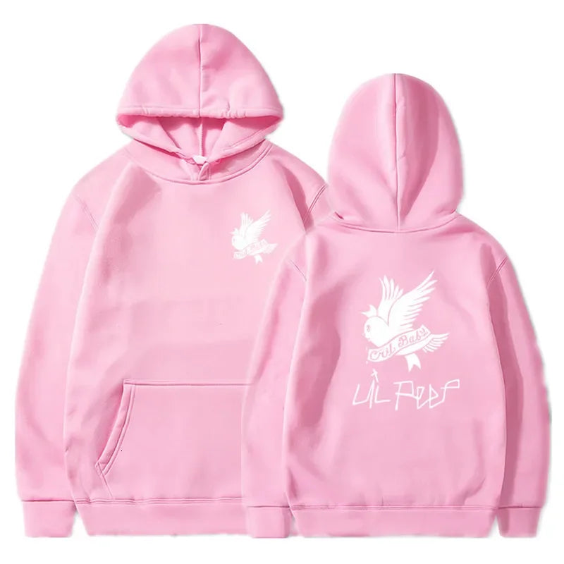 Moletons com capuz Lil Peep para homens e mulheres, Love Hoodies, Cry Baby Hoodi